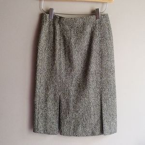 VALENTINO Vintage Tweed Pencil Skirt Size 4